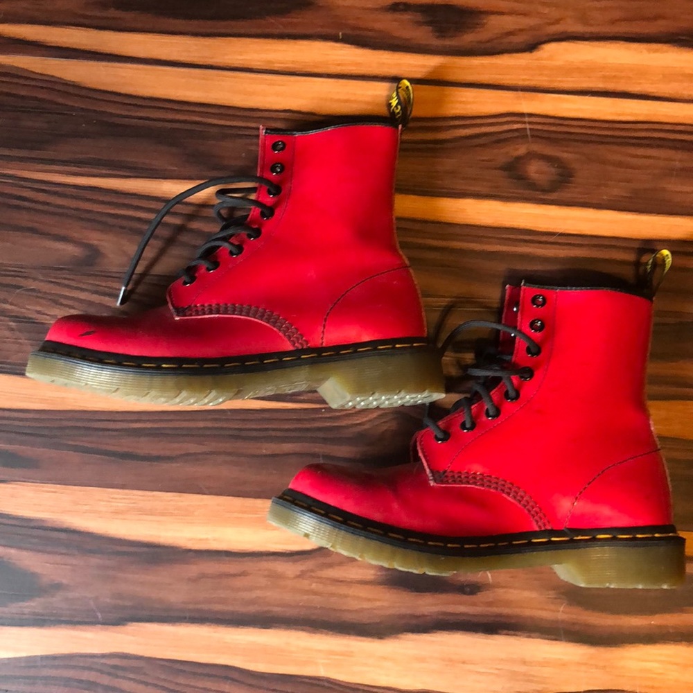 Great condition Bright Red Dr. Martens